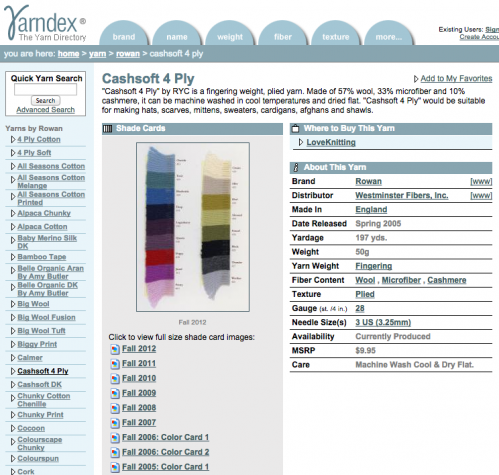 Crochet Yarn Substitution Chart